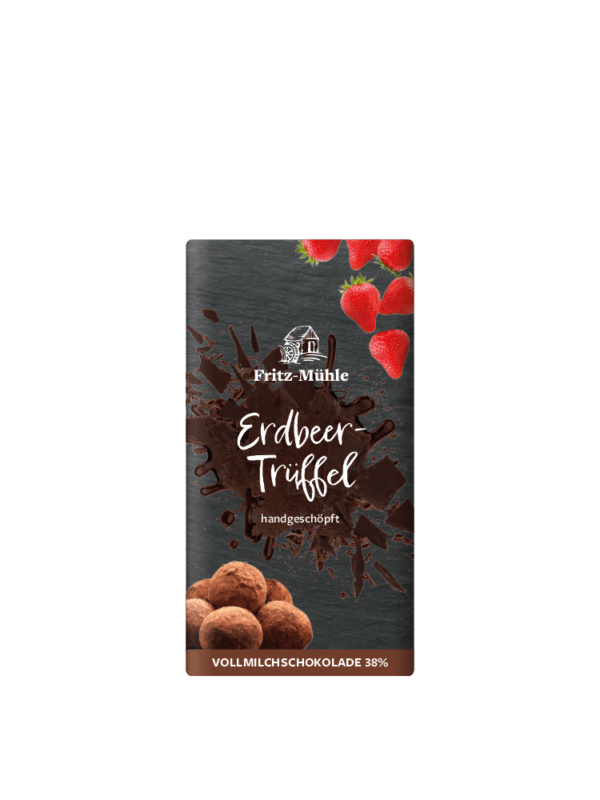 Erdbeer Trüffel Schokolade - Thermenland Fritzmühle
