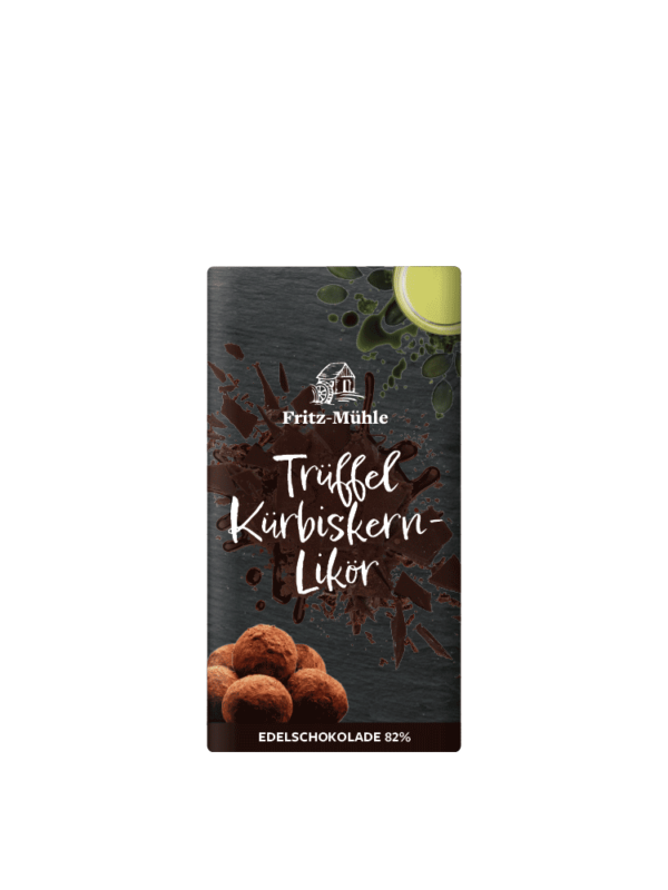 Trüffel Kürbiskern-Likör Schokolade - Thermenland Fritzmühle