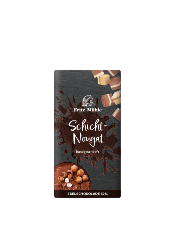 Schicht-Nougat Schokolade - Thermenland Fritzmühle