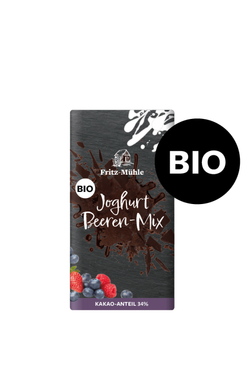 BIO Joghurt Beeren-Mix Schokolade - Thermenland Fritzmühle
