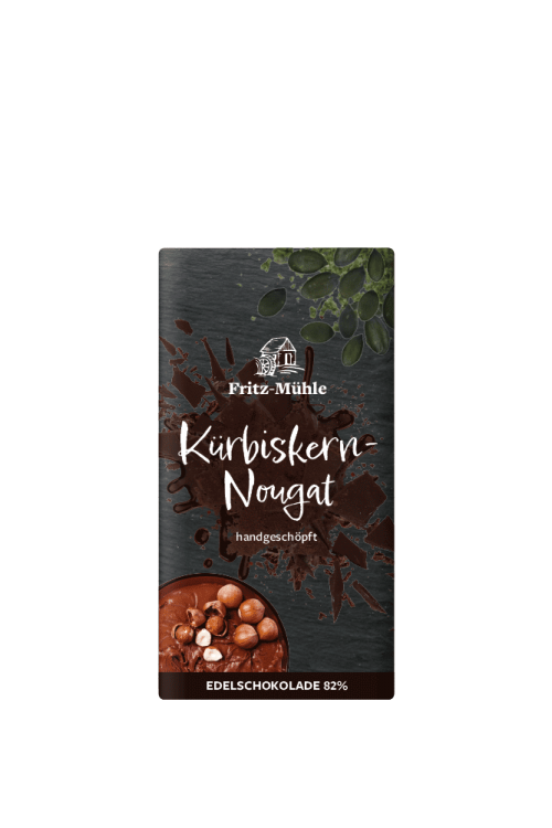 Kürbiskern-Nougat Schokolade - Thermenland Fritzmühle
